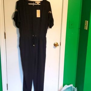 New Michael Michael Kors women's M black dress jumpsuit